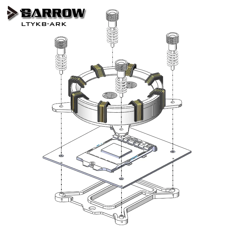 Discount  Barrow CPU Water Block use for INTEL LGA1150 1151 1155 1156/ X99 2011 / AMD AM3 AM4/ Radiator 5V GN