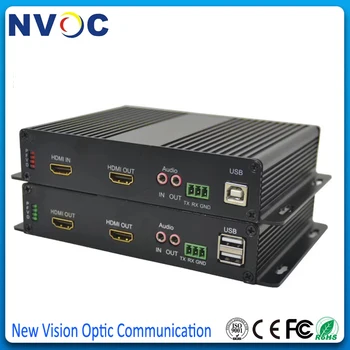 

1Ch HDMI Uncompressed Extender with KVM Support USB Keyboard and Mouse Function,FC,20KM,Euro Charger,HDMI KVM Fiber Transceiver
