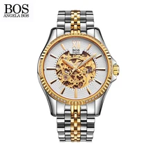 ANGELA BOS Top Brand Luxury Waterproof Wrist font b Watch b font Business font b Watch