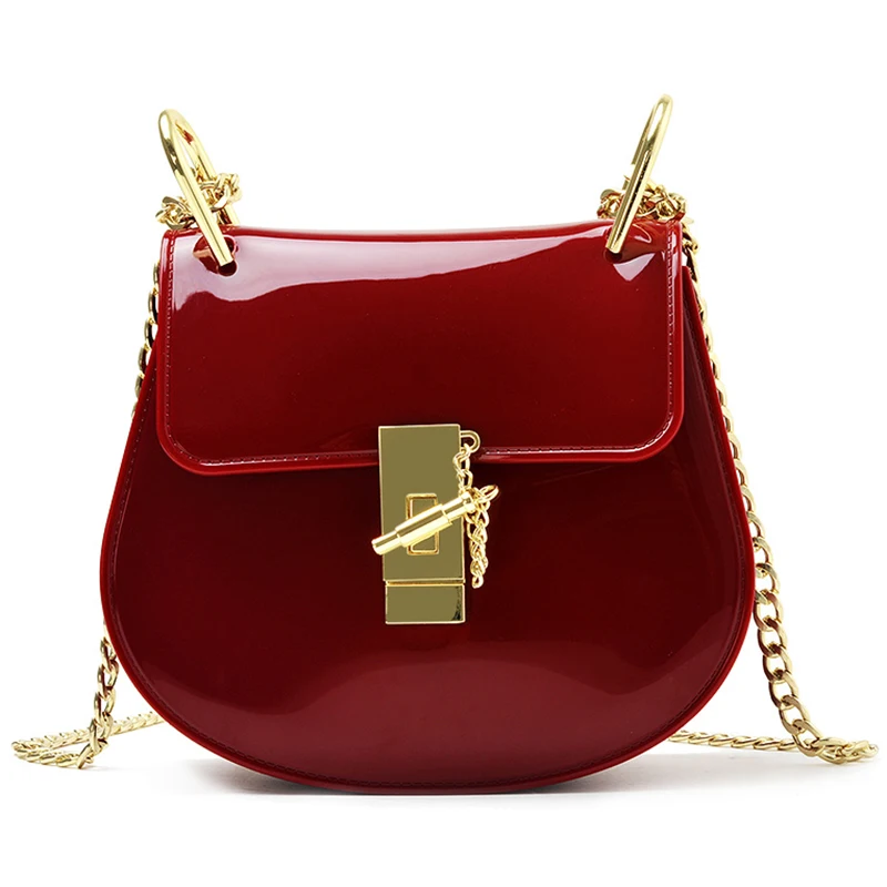 

Women messenger bag mini summer red jelly female bag chain small crossbody bags for women new fashion shoulder bolsa feminina