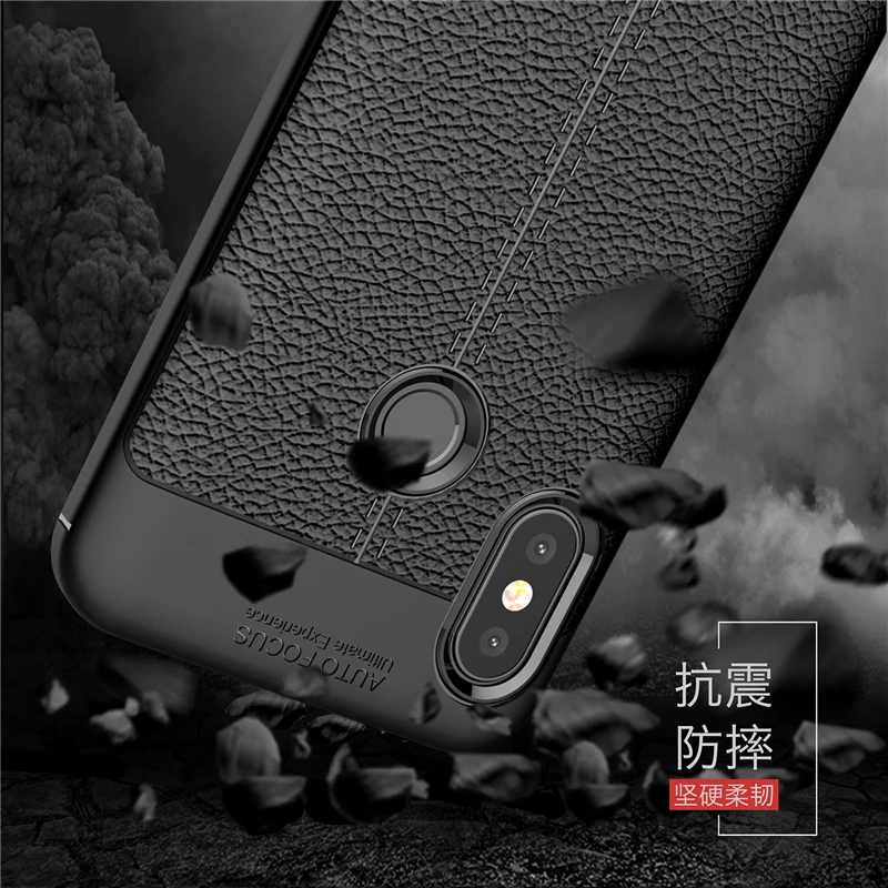 

sFor Cover Xiaomi Mi A2 Lite Case Luxury Armor Rubber Silicone Phone Case For Redmi 6 Pro Cover For Xiaomi Mi A2 Lite Fundas
