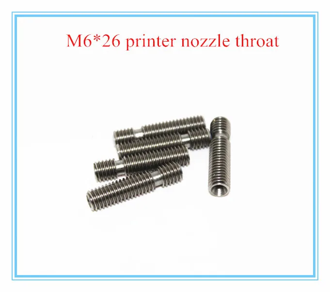 Новый 3D принтер RepRap M6 * 26 насадка для принтера с тефлоновой трубкой 1 75 мм или 3 0