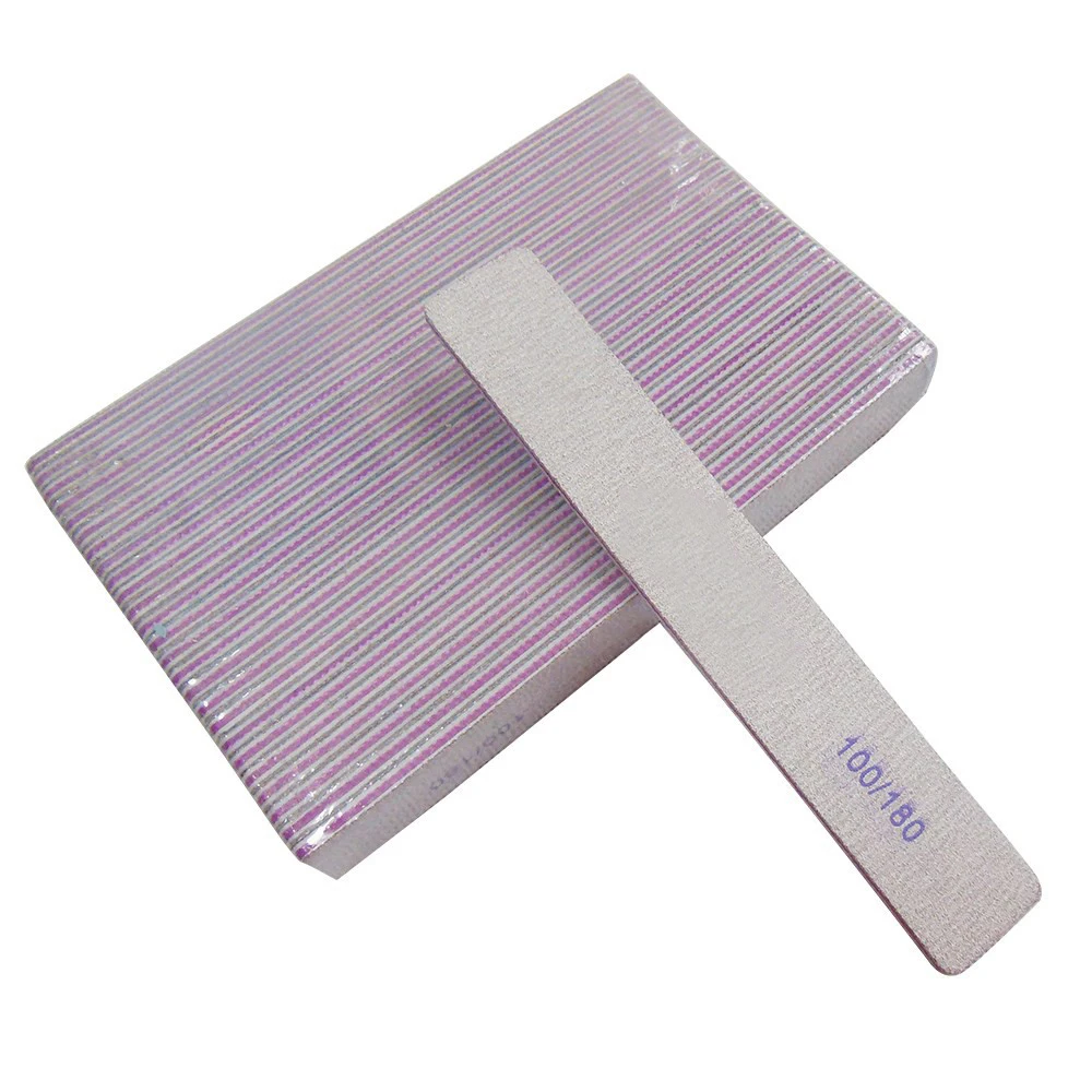25 pcs/lot high quality professional nail file 100/180 professional