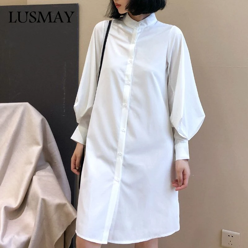 white shirt dress women