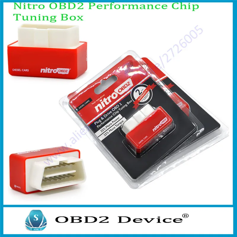 Мощный чип блок настройки Plug Drive NitroOBD2 дизельный Nitro OBD2 дизельный Интерфейс чип блок настройки интерфейс для дизельного автомобиля