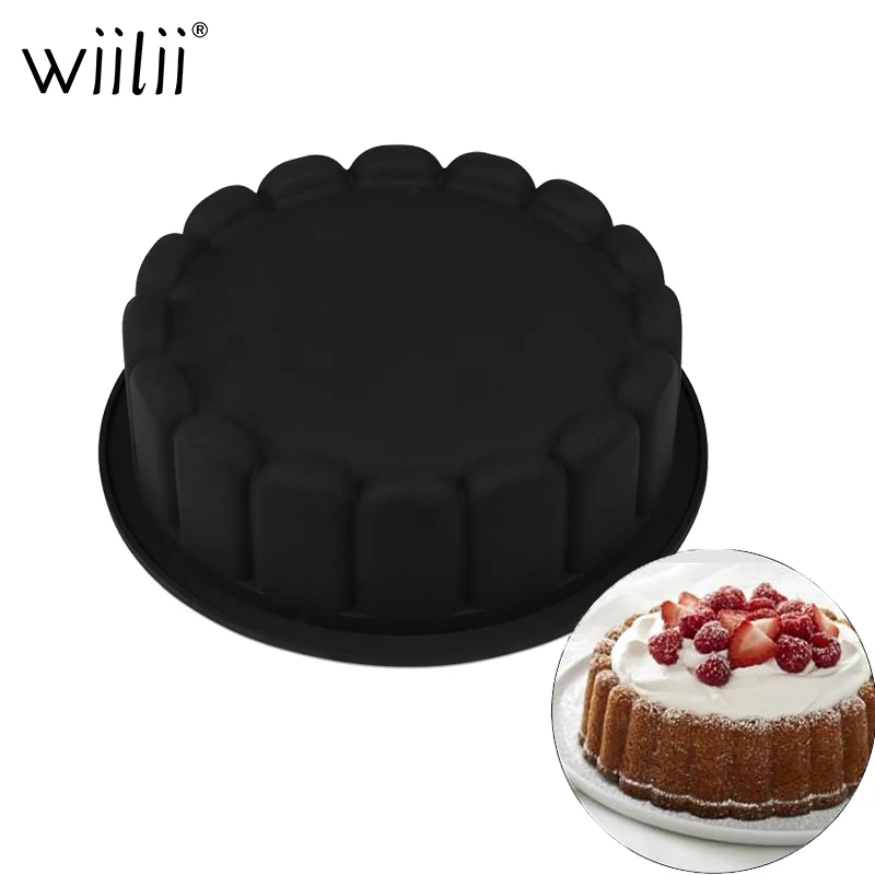 

3D Silicone Cake Mold For Cream Pastries Bakeware Non-Stick Mousse Muffin Moulds Brownies Cake Pan Kitchen DIY Baking Tools