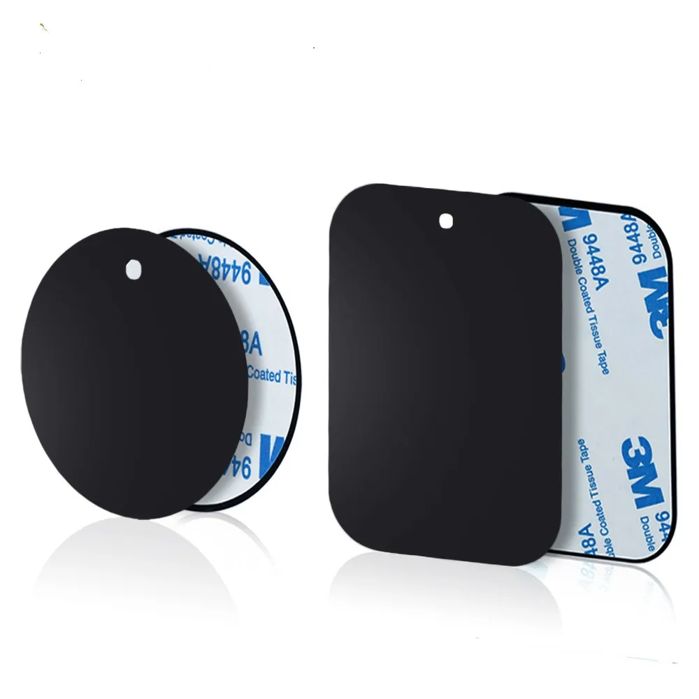 

Original Metal Plate Circular Square Iron Plate With 3M adhensive Specially Used For Magnetic Car Phone Holder Accessory