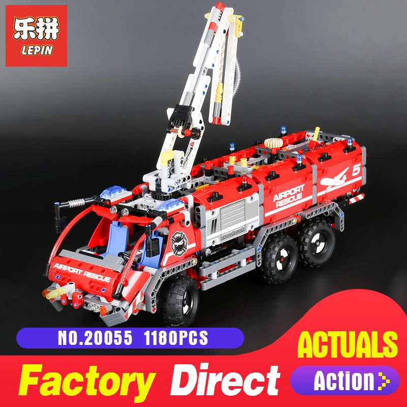 

Lepin 20055 1180Pcs City the Rescue Vehicle Set Children Educational Building Blocks Bricks Toys Model 42068 for Children Gifts