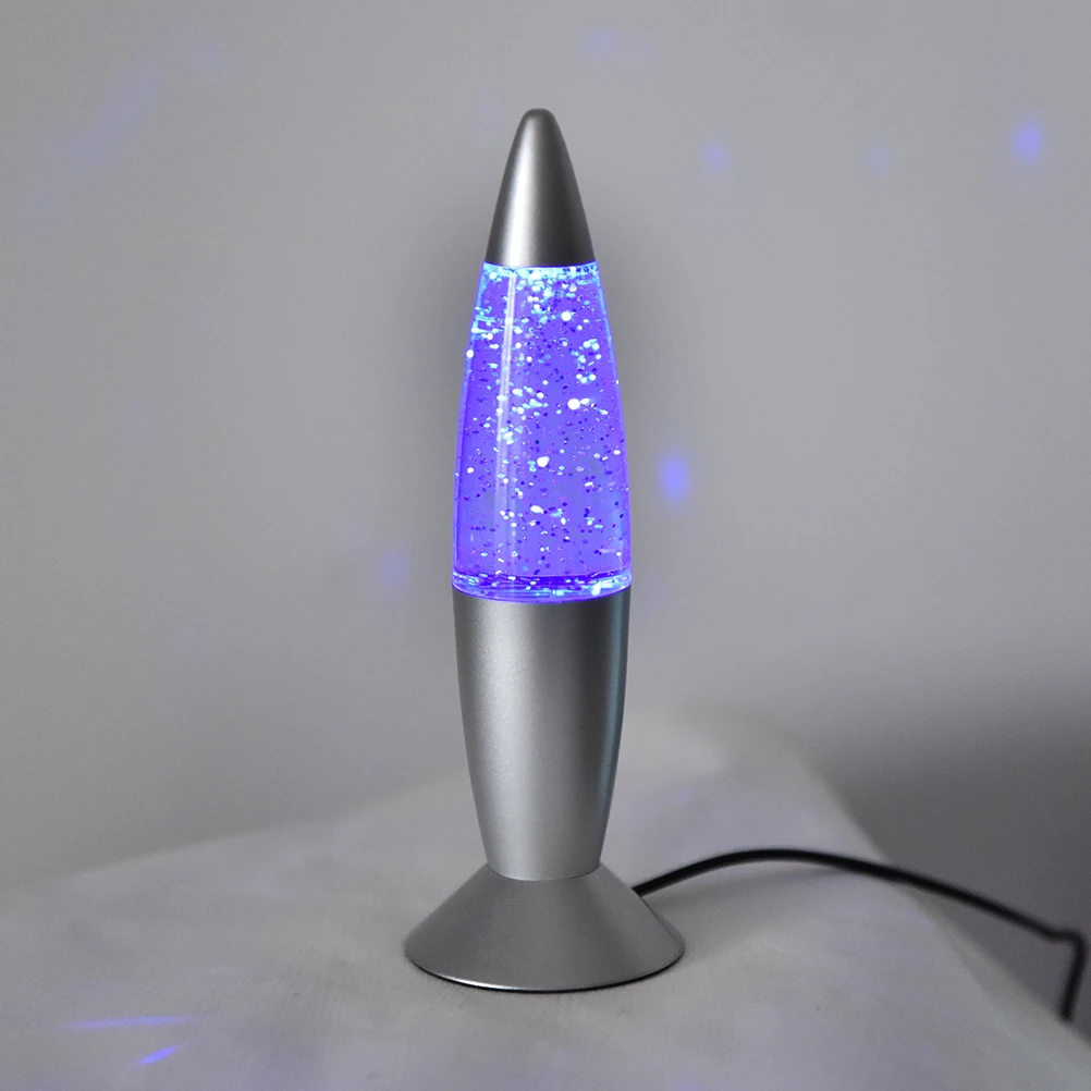 1 шт. 3 цвета лава лампа со шнуром ракета USB RGB lсветодио дный ava лампа Изменение светодиодный Блеск ночник украшения