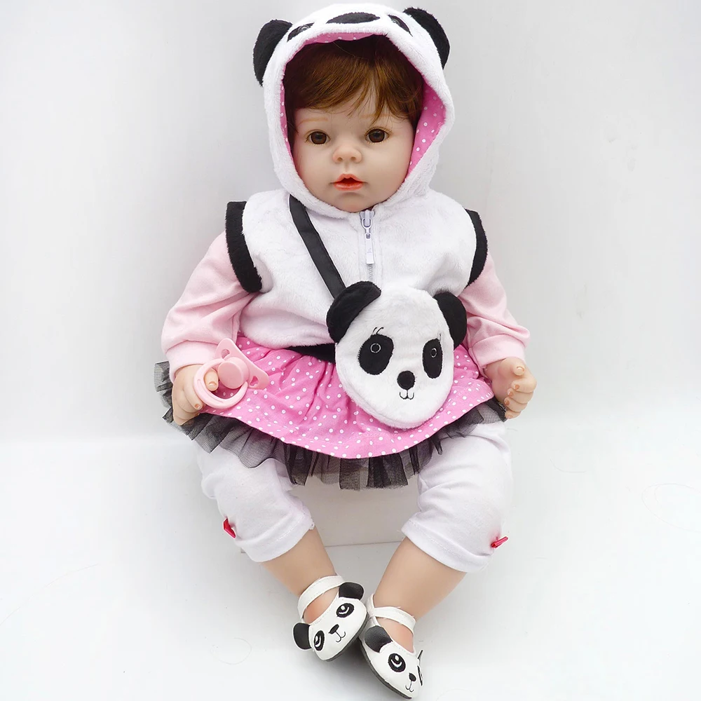 

Silicone Lifelike 20" Realistic Bebe Reborn Doll Reborn Baby Dolls Kids Growth Partners Birth Realistic Doll Princess Dolls