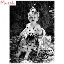 5D DIY Алмазная вышивка крестиком ctue baby полный квадратный круглый дрель Алмазная вышивка распродажа мозаика фото на заказ живопись