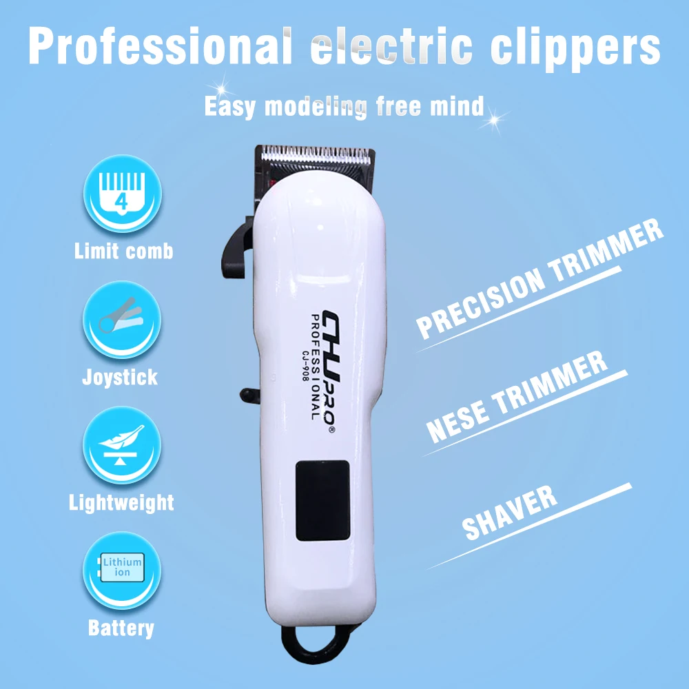 Professional USB Charge Hair Clipper Rechargeable Hair Trimmer Hair Cutting Machine To Haircut Beard Trimmer Men Styling Tools