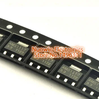 

100PCS AMS1117-3.3 AMS1117-3.3V AMS1117 1117 Voltage Regulator