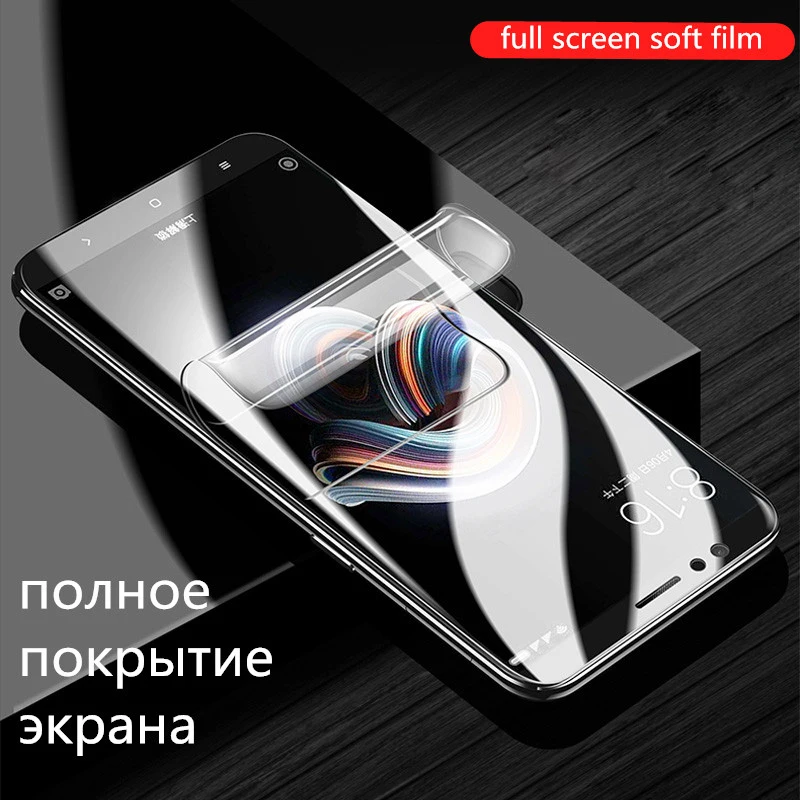 

Ultra-Thin Full Cover Hydrogel Film For Xiaomi 9 8 Lite Mix 3 Max 3 PocoPhone F1 Screen Protector For Redmi Note 7 6 5 Pro Film