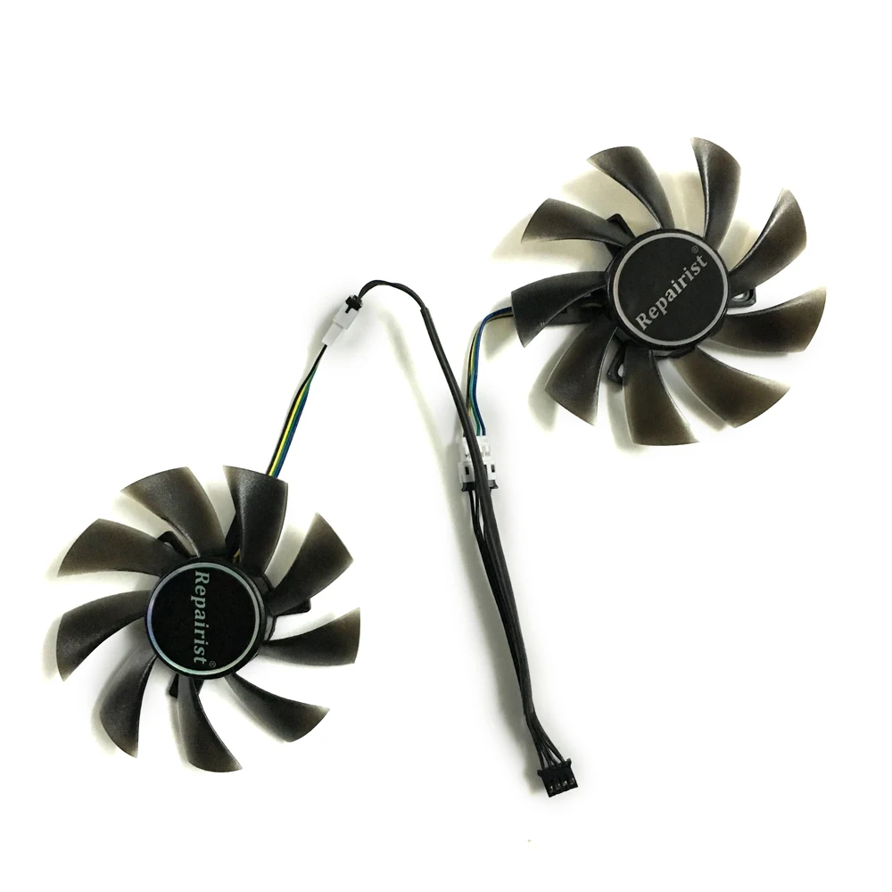 2pcs/lot 4pin 85mm cooler Graphics card fan for REDEON RX 570 GIGABYTE rx570 gaming 4 GB video card GPU cooling