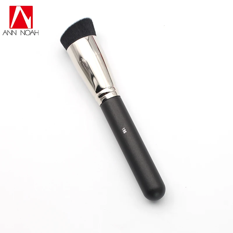 Black Feature Wood Handle Short Dense Synthetic Fiber Ultra Smooth 196