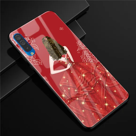 3 K 6,4 ''для samsung Galaxy A50 чехол A 50 стекло Funda жесткий чехол для samsung Galaxy A50 мягкая рамка A 50 закаленное - Цвет: 3