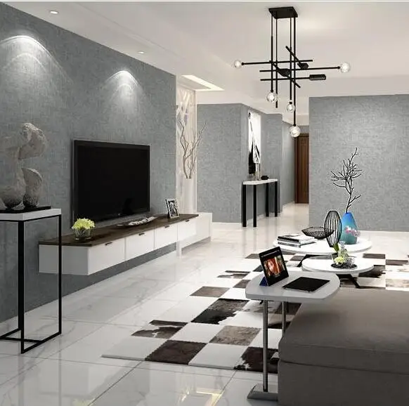 Luxury Modern Minimalist Solid Color Textured Wallpaper ...