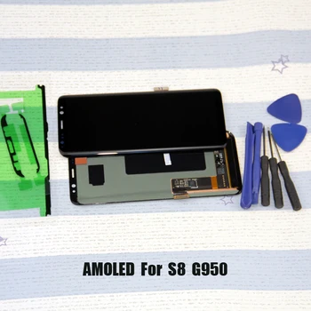 

S8 G950 LCD for SAMSUNG Galaxy S8 G950 G950F Display Touch Screen Digitizer free glue