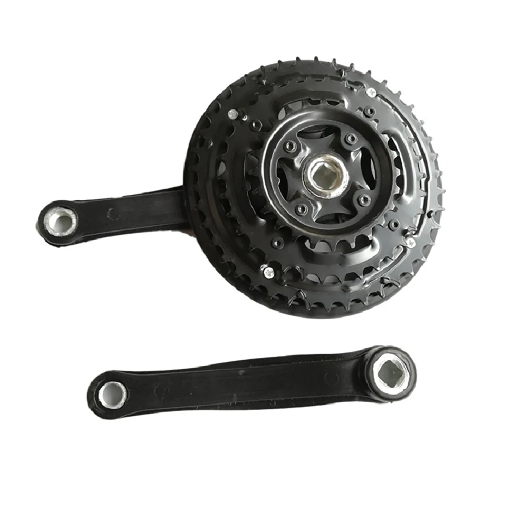 26-inch-mountain-bike-42T-crank-iron-crank-diamond-square-hole-toothbrush-bicycle-thigh-tooth-disc 