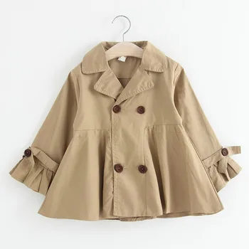 

Children's lapel long coat