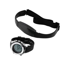 1 Unidades Pecho transmisor + correa de Reloj Mujeres de Los Hombres Al Aire Libre Ciclismo Deporte Wireless Pulsómetro Sport Fitness reloj inteligente