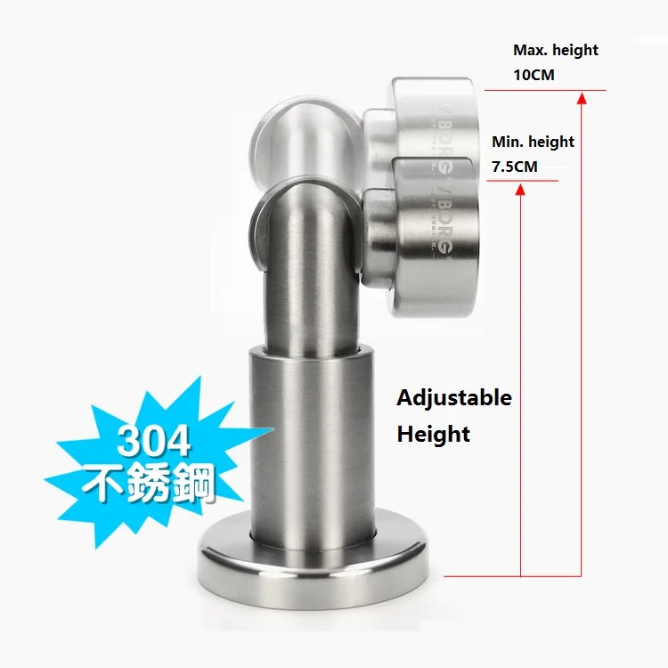 Deluxe 304 Stainless Steel Casting Powerful Adjustable Floor