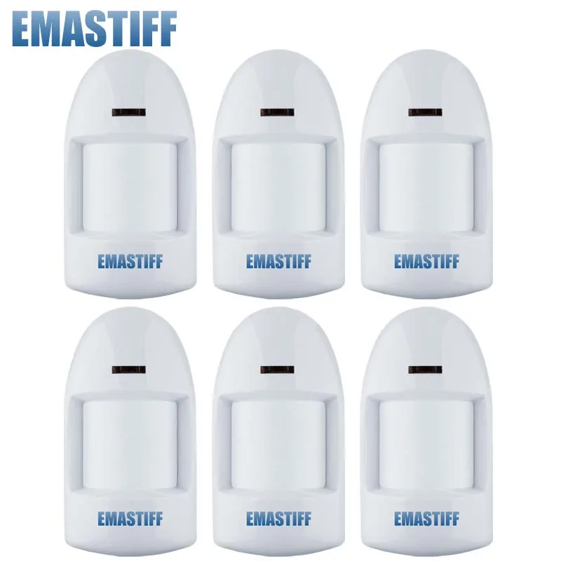 bilder für Freies verschiffen! 6 teile/los hause alarmanlage pir motion detektor alarm verdrahtete passive infrarot weitwinkel/horizontale bilder für Freies verschiffen! 6 teile/los hause alarmanlage pir motion detektor alarm verdrahtete passive infrarot weitwinkel/horizontale