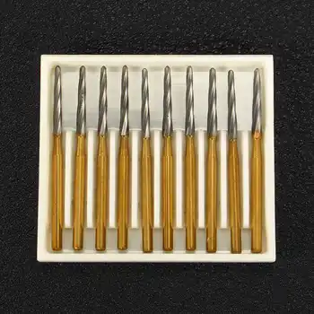 

10pcs Dental Carbide Bur Surgical Endodontic Tungsten Bone Cutters Drill Bit FG 1.6mm Endo-Z High Speed Dental Tools 28mm