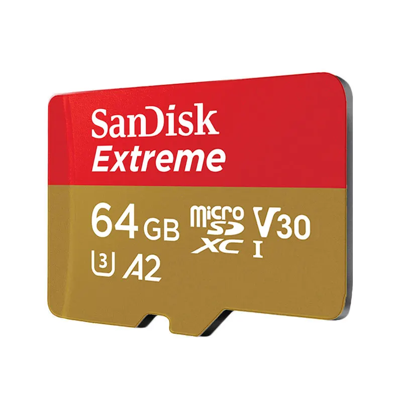 SanDisk Extreme карта памяти 32 Гб 64 128 ГБ 256 U3 V30 4K Micro SD MicroSDHC/SDXC с адаптером Memoria Tarjeta TF