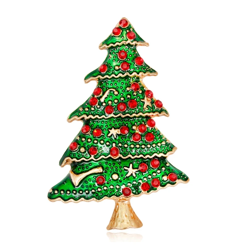 

Christmas Tree Brooch Antique Corsage Gifts Banquet Scarf Pins Wedding Ornaments