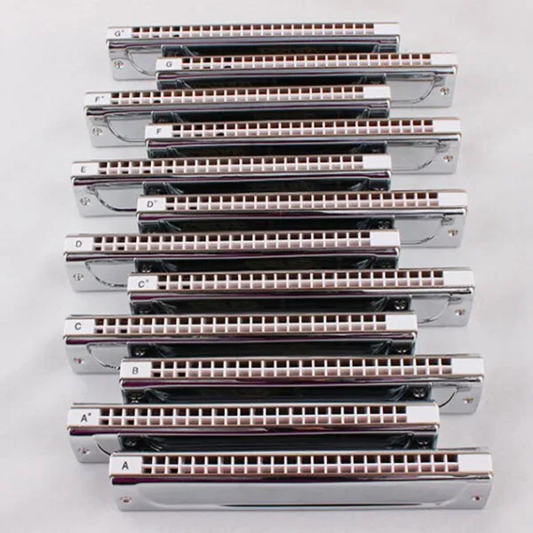 24 Отверстия TREMOLO Master Губная гармошка C чашечки, A, B, D/E/F/G F# C# D# Armonica Easttop гармоника Instrumento 24 Отверстия TREMOLO Master Губная гармошка