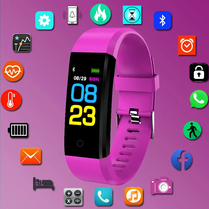 Sport Wrist Watch Children Watches Kids For Girls Boys Students Watch Electronic LED Digital Wristwatch Child Clock Hours Gifts afbeelding