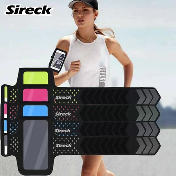 

Sireck Fashion 6.0''Inch Sport Bag Phone Holder Adjustable Cover ArmBand Cover Wallet Running Cycling Riding Running Arm Bags