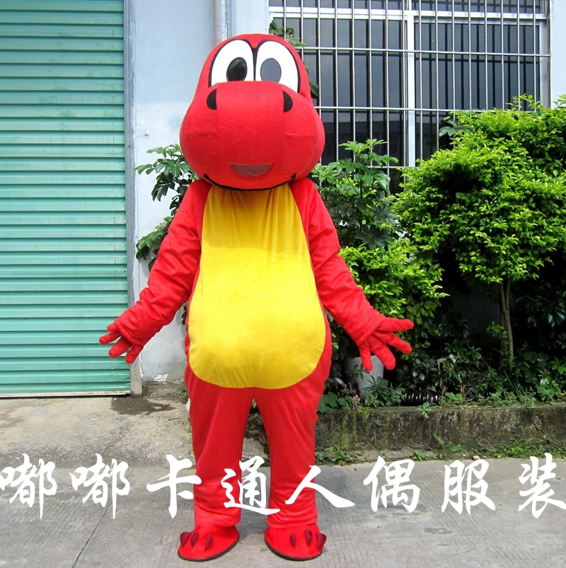 Маскарадный костюм динозавра Супер Марио Yoshi Вечерние платья - Цвет: as show