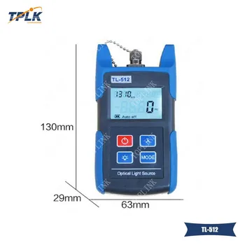 

Free shipping TL-512 Fiber optic laser light source 1310 /1550nm Fiber Optic Power Meter