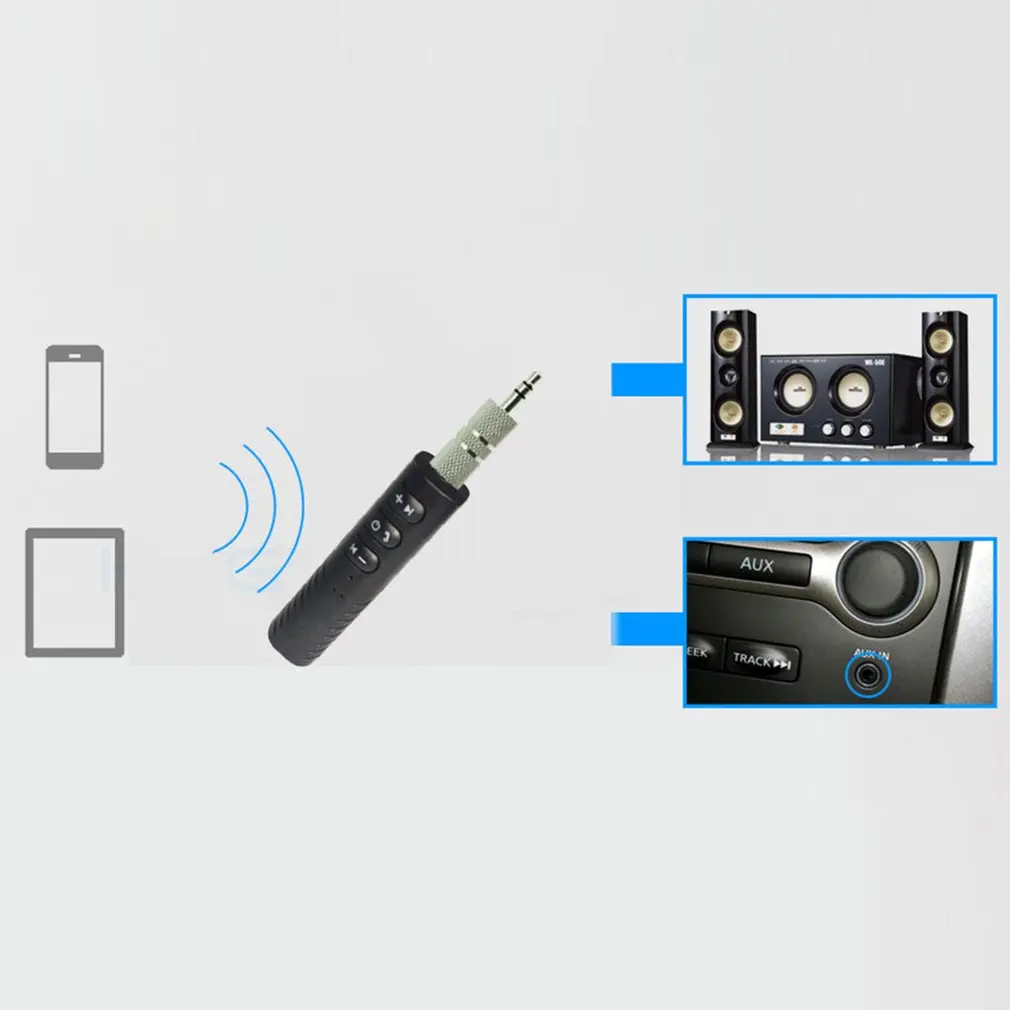 Мини Bluetooth гарнитура 3,5 мм беспроводной Bluetooth аудио приемник автомобиля радио портативный высокое качество и абсолютно новые музыкальные наушники AUX
