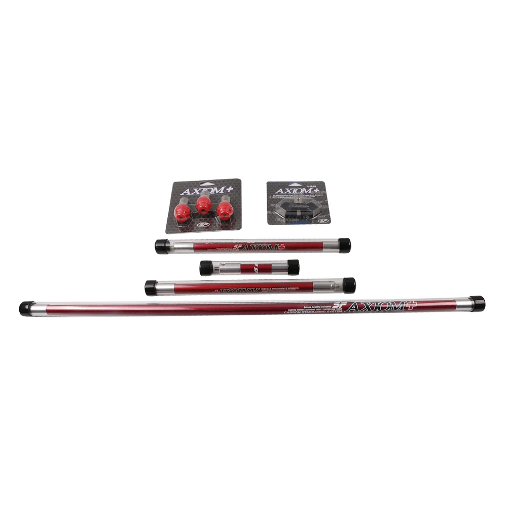 Archery Red/Blue Color Bow Stabilizer Bar with Bow Shock Damper/ V bar