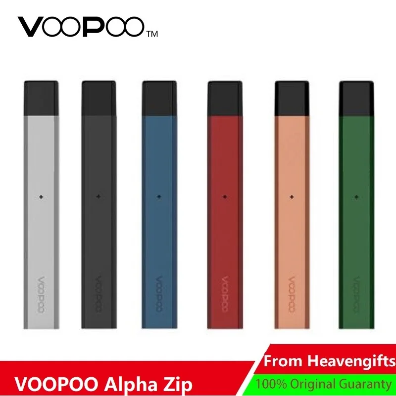 

New VOOPOO Alpha Zip Pod Kit with 250mAh Battery & 1ml Pod & 1.8ohm Coil Super Lightweight Pod System Pen Kit Vs Drag Nano