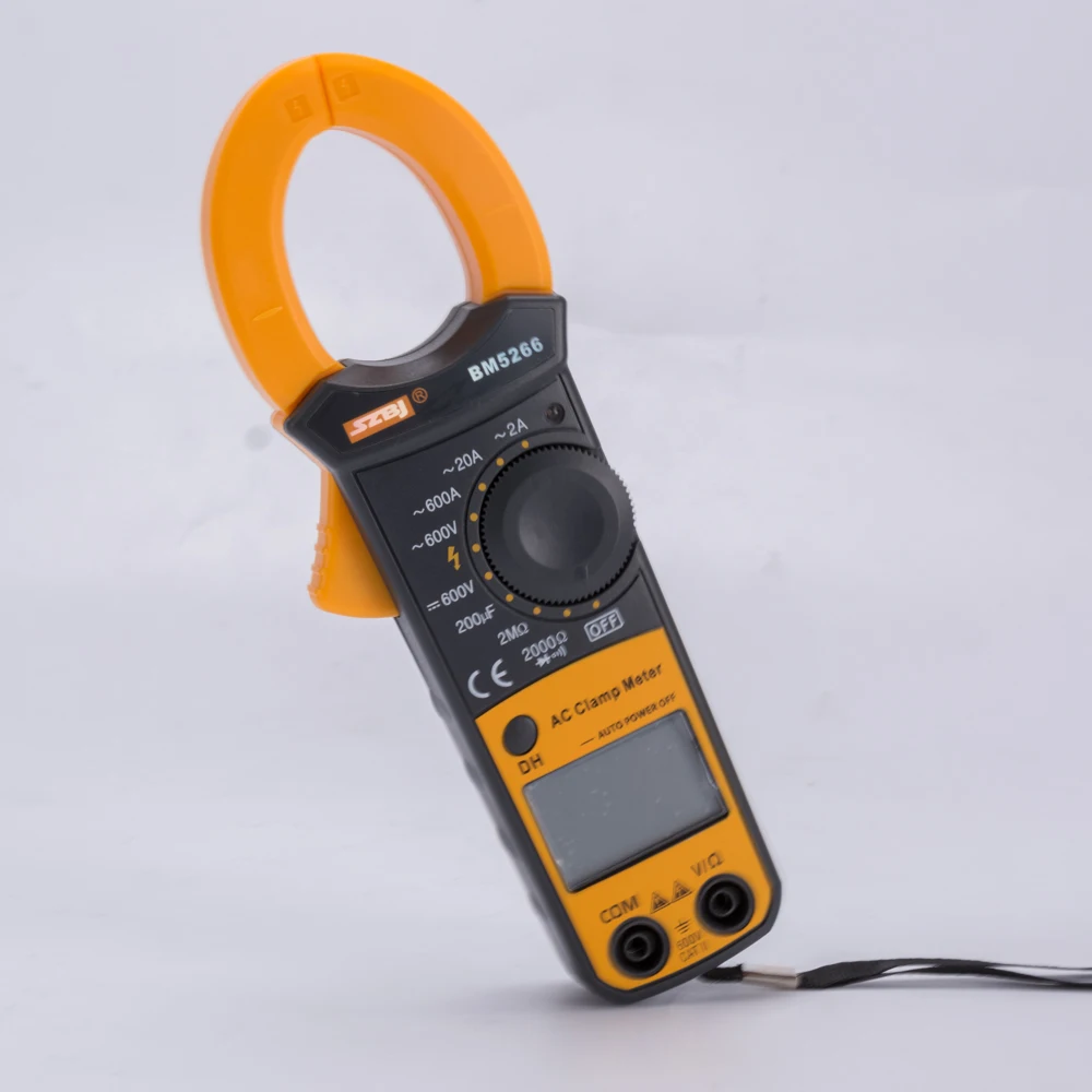 

600V 600A 200UF 2000ohm digital ac clamp meter auto power off air conditioner repair testing part BM5266