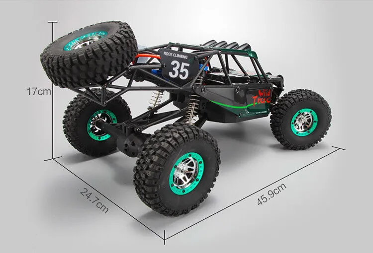 WLtoys K949 1/10 2.4 ГГц 4WD RC восхождение Краткий курс Грузовик автомобиля RTR