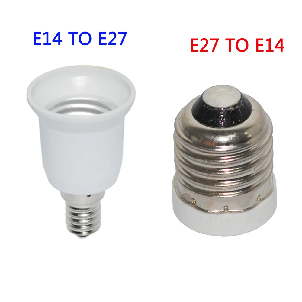 LED E27 к E14 База LED адаптер противопожарные E14 к E27 гнездо свет лампы Держатель конвертера материал высокое качество бесплатная доставка