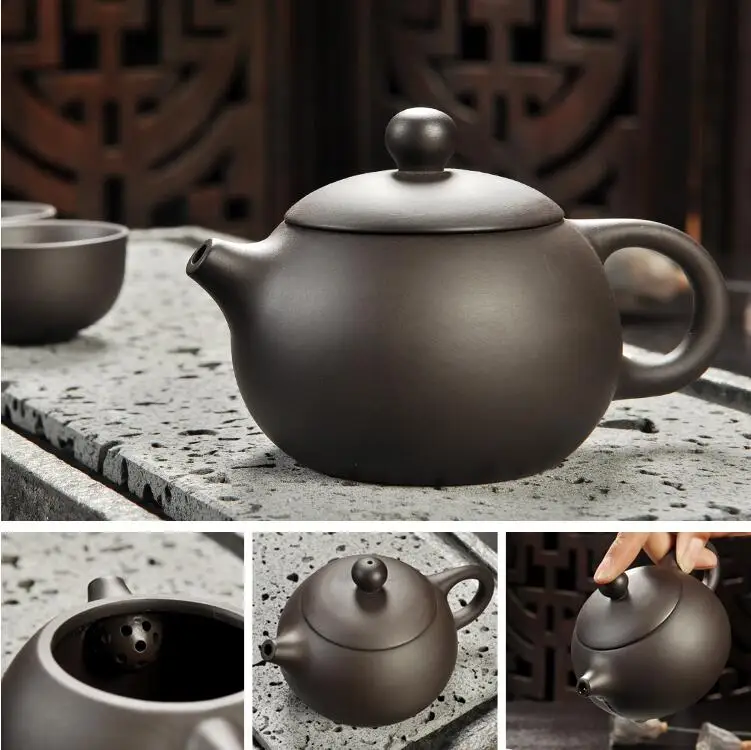 Исин фиолетовый песок чайный набор черный/красный керамический кунг-фу чайный горшок, ручной работы фиолетовый песок чайный горшок чайная чашка gaiwan Tureen чайная церемония
