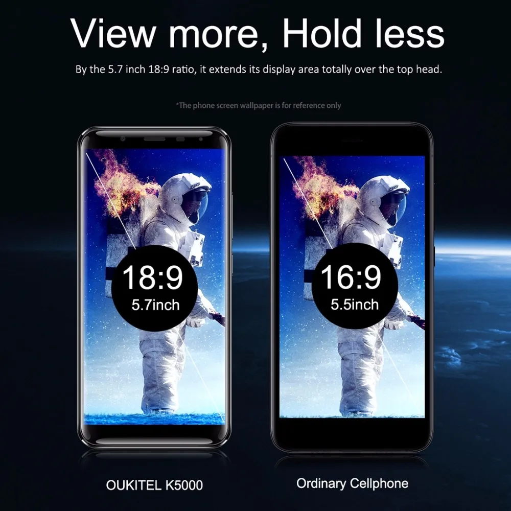 Oukitel K5000 мобильного телефона 5 7 &quot ВЫСОКАЯ ЧЁТКОСТЬ Full Дисплей MTK6750 Octa Core Android 0 4 Гб