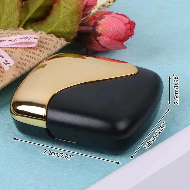 Contact Lens Box Color Patchwork Eyewear Case With Mirror Lens Storage Container Contact Lens Case Random delivery