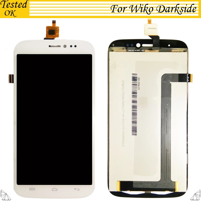 

High Quality For Wiko Darkside LCD Display Touch Screen Digitizer Glass Sensor Assembly Repair Replacement