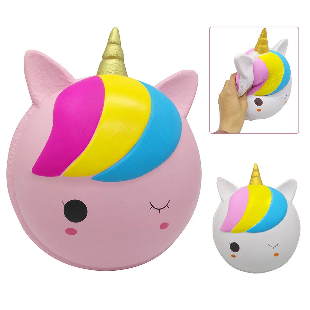 

squishy toys unicorn stress squeeze squishy toys ball squishy slow rising kawaii poopsie slime surprise unicorn #G3