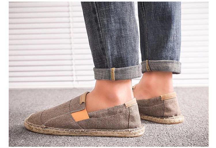 

Free Shipping Mens Shoes Casual Male Breathable Canvas Shoes Men Chinese Fashion 2019 Soft Slip on For Men Loafers KD679-695 A1