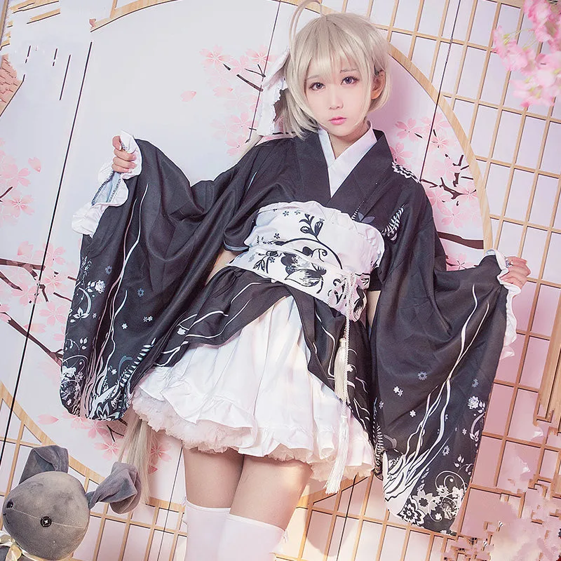 Высококачественный костюм горячий аниме Yosuga no Sora Косплей Kasugano Cos хэллоуивечерние