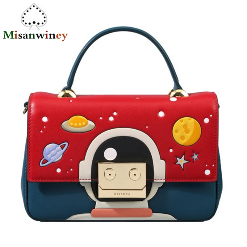 Robot Pattern Tote Bag